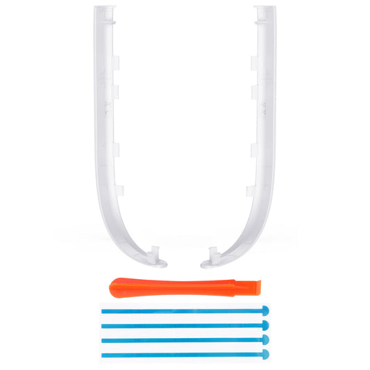 eXtremeRate Replacement Decorative Strips for Joycon 2 of Nintendo Switch 2 - White