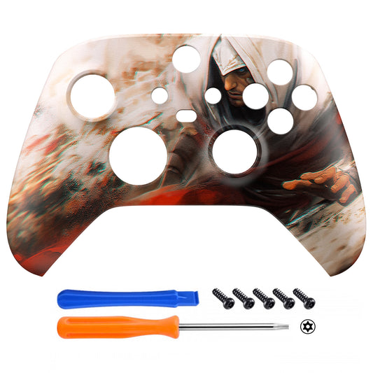 eXtremeRate Replacement Faceplate Front Housing Shell for Xbox Series X & S Controller - Assassin