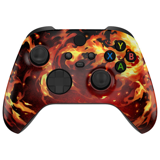 eXtremeRate Replacement Faceplate Front Housing Shell for Xbox Series X & S Controller - Blazing Magic eXtremeRate