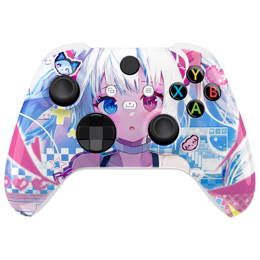 eXtremeRate Replacement Faceplate Front Housing Shell for Xbox Series X & S Controller - MeWoow