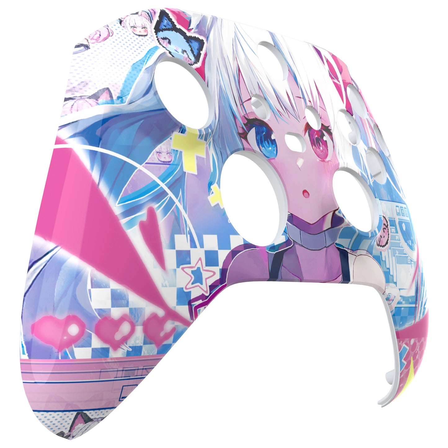 eXtremeRate Replacement Faceplate Front Housing Shell for Xbox Series X & S Controller - MeWoow