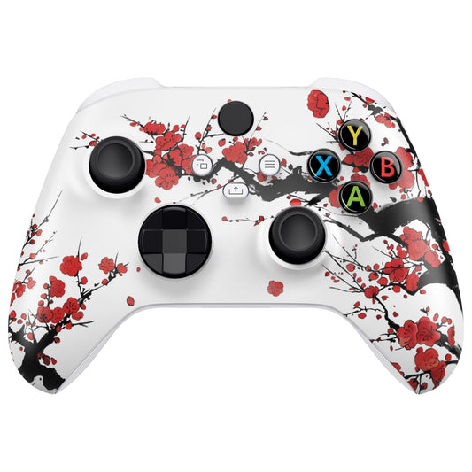 eXtremeRate Replacement Front Housing Shell for Xbox Series X & S Controller - Winter Blossom eXtremeRate