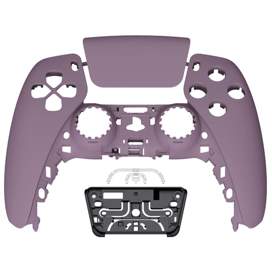 eXtremeRate Replacement Front Housing Shell with Touchpad Compatible with PS5 Controller BDM-010/020/030/040/050 - Dark Grayish Violet