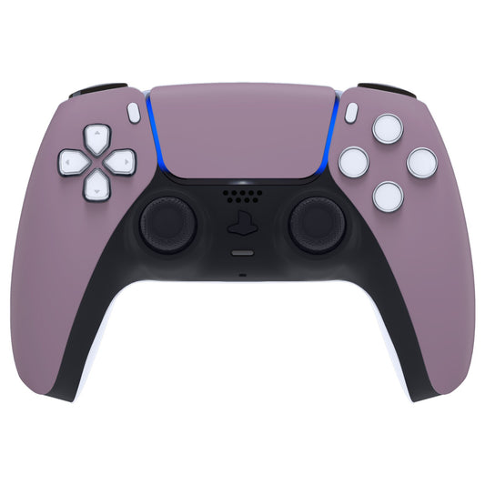 eXtremeRate Replacement Front Housing Shell with Touchpad Compatible with PS5 Controller BDM-010/020/030/040/050 - Dark Grayish Violet