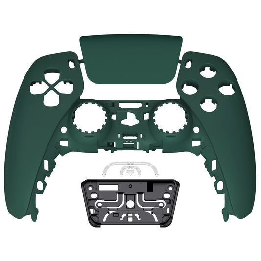 eXtremeRate Replacement Front Housing Shell with Touchpad Compatible with PS5 Controller BDM-010/020/030/040/050 - Racing Green