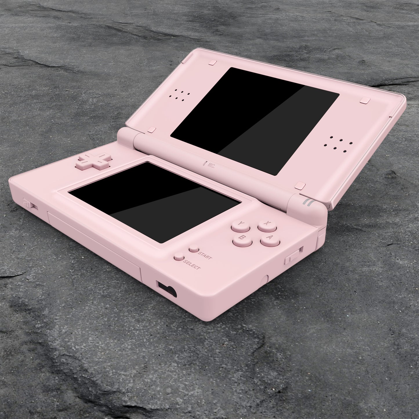 eXtremeRate Replacement Full Housing Shell & Buttons with Screen Lens for Nintendo DS Lite NDSL - Cherry Blossoms Pink