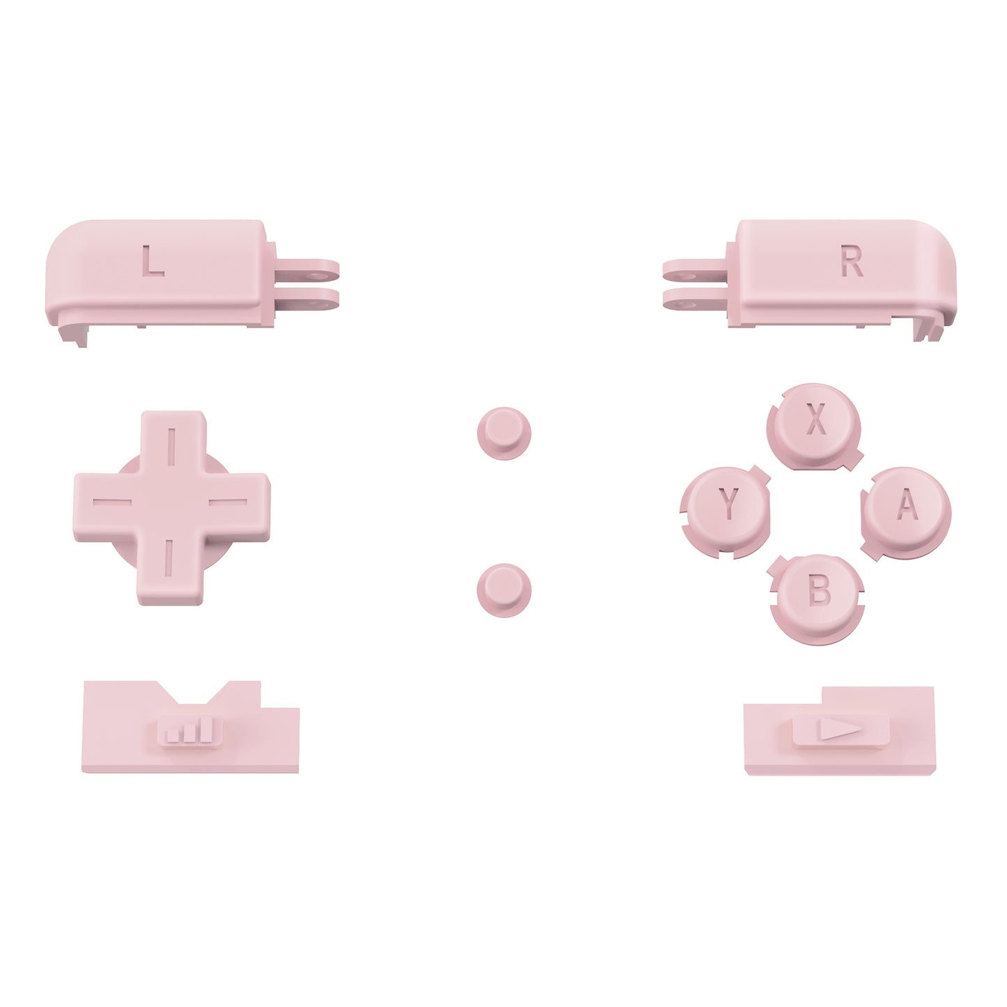 eXtremeRate Replacement Full Set Buttons for Nintendo DS Lite NDSL - Cherry Blossoms Pink