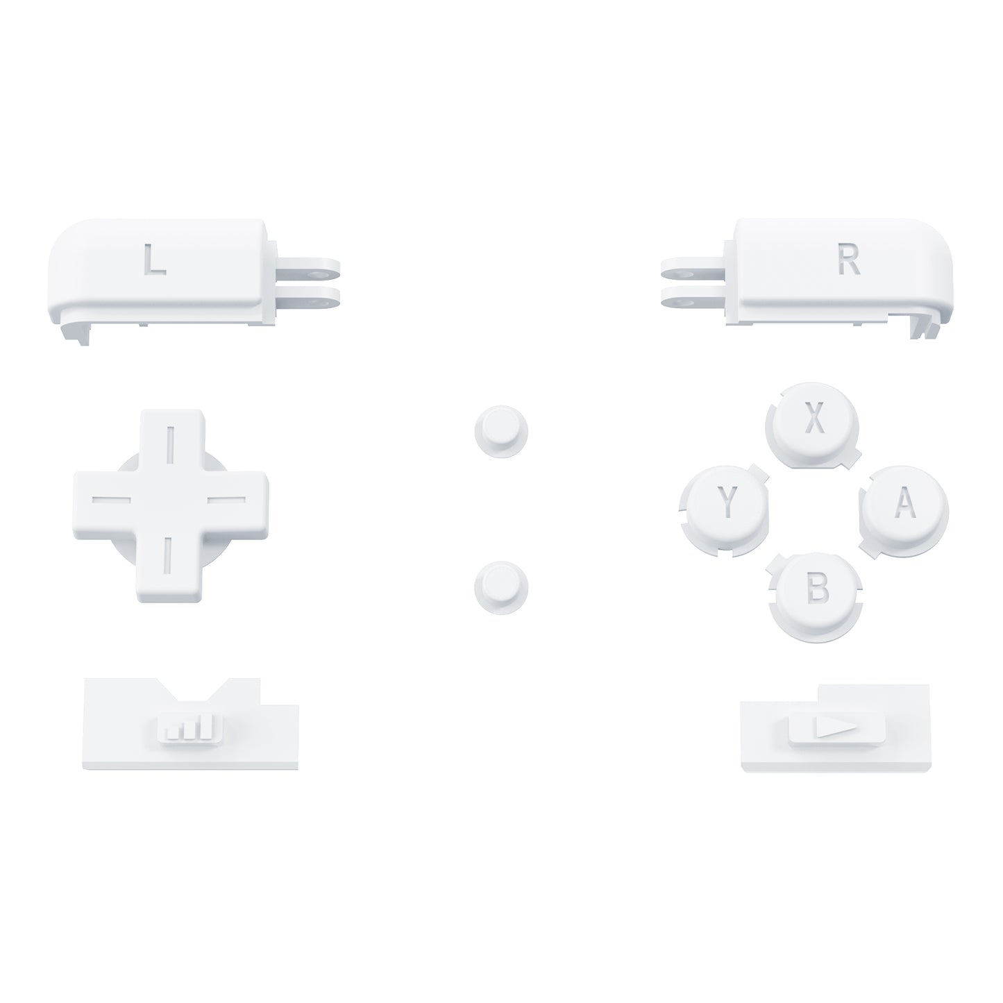 eXtremeRate Replacement Full Set Buttons for Nintendo DS Lite NDSL - White eXtremeRate
