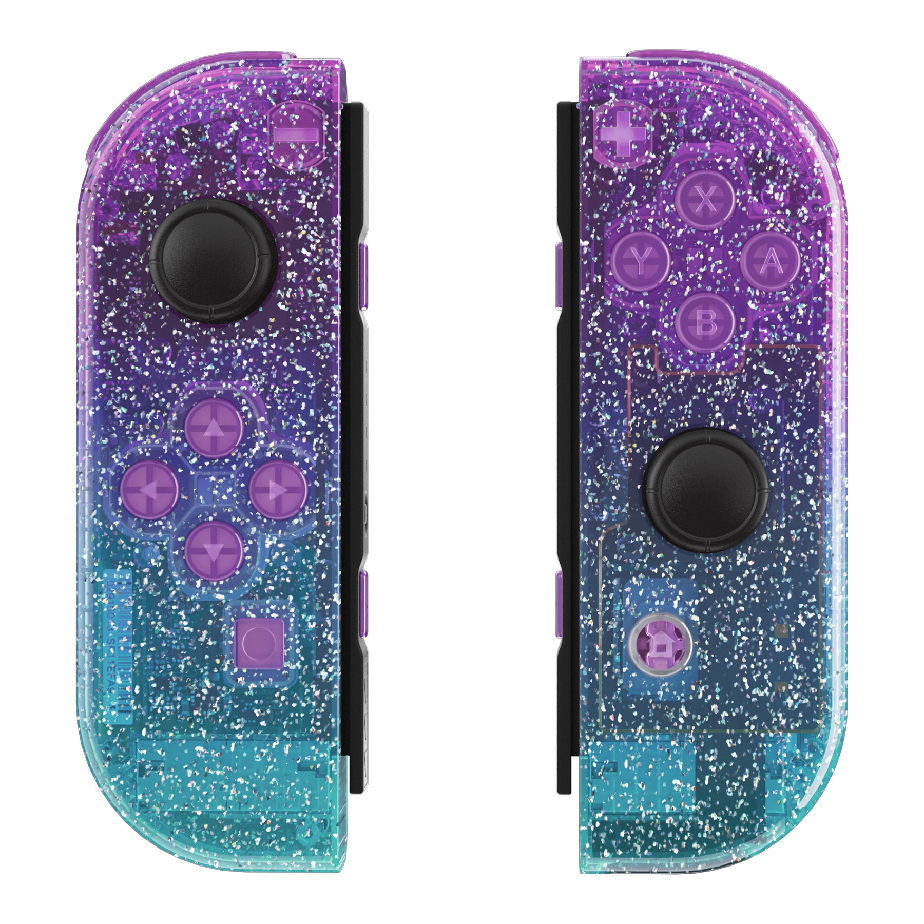 eXtremeRate Glitter Gradient Translucent Bluebell & Blue for 