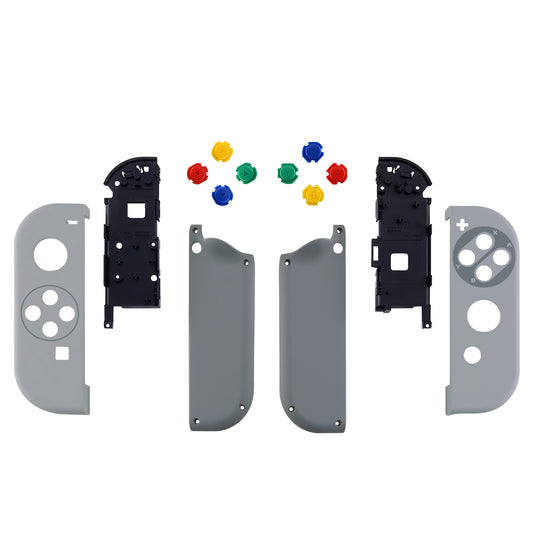 eXtremeRate Replacement Full Set Shell Case with Buttons for Joycon of NS Switch - SFC SNES Classic EU Style