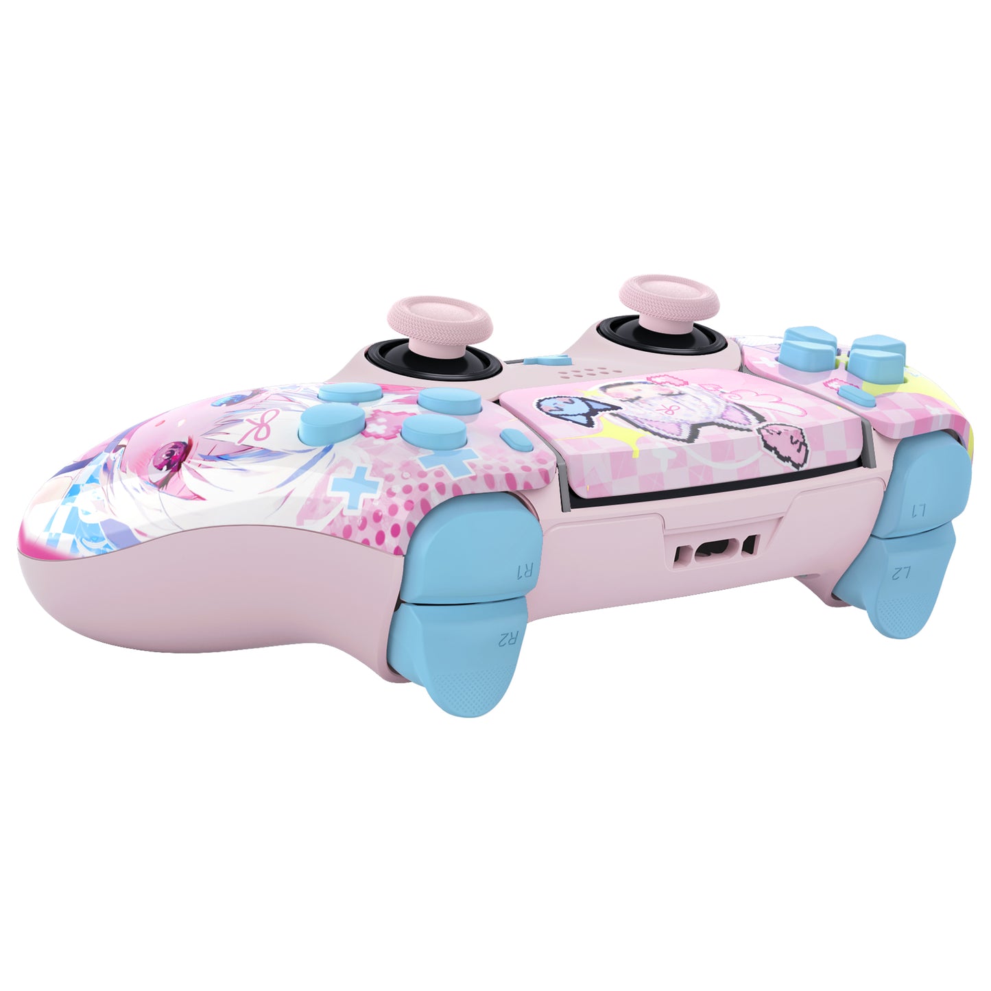 eXtremeRate Replacement Full Set Shells with Buttons Compatible with PS5 Edge Controller - MeWoow