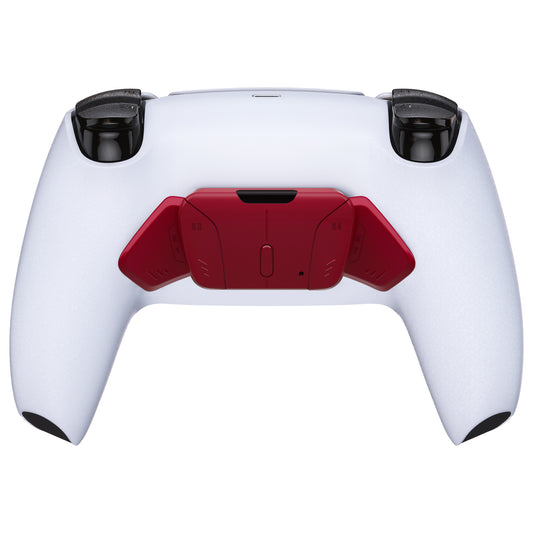 eXtremeRate Replacement Redesigned K1 K2 K3 K4 Back Buttons Housing Shell for eXtremeRate RISE4 Remap Kit, Compatible with PS5 Controller - Volcanic Red