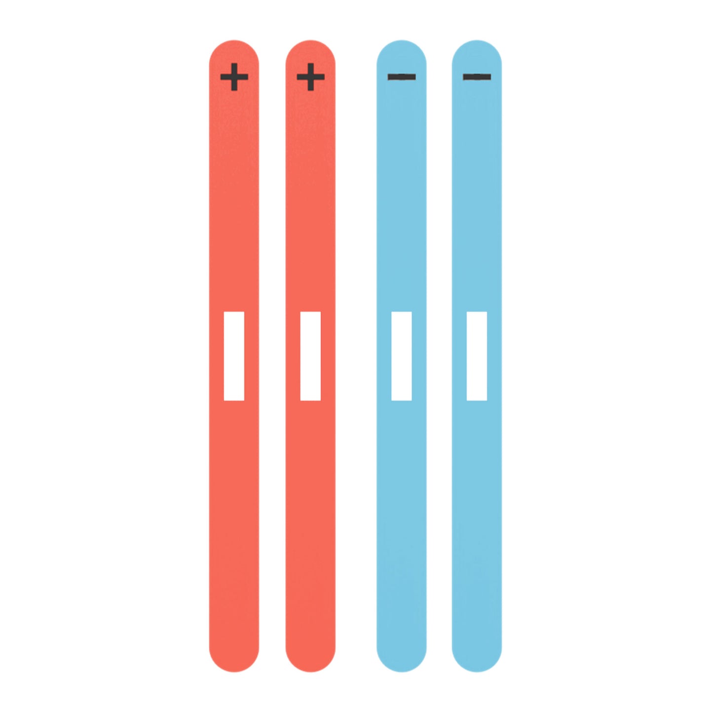 eXtremeRate Side Rail Slot Sticker for Nintendo Switch 2 Console - Blue & Orange