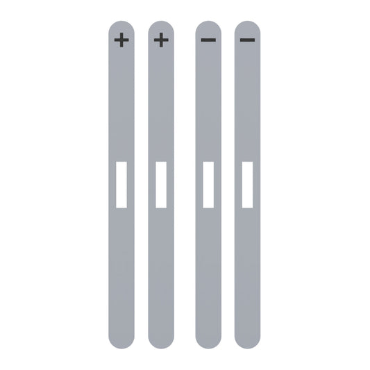 eXtremeRate Side Rail Slot Sticker for Nintendo Switch 2 Console - New Hope Gray