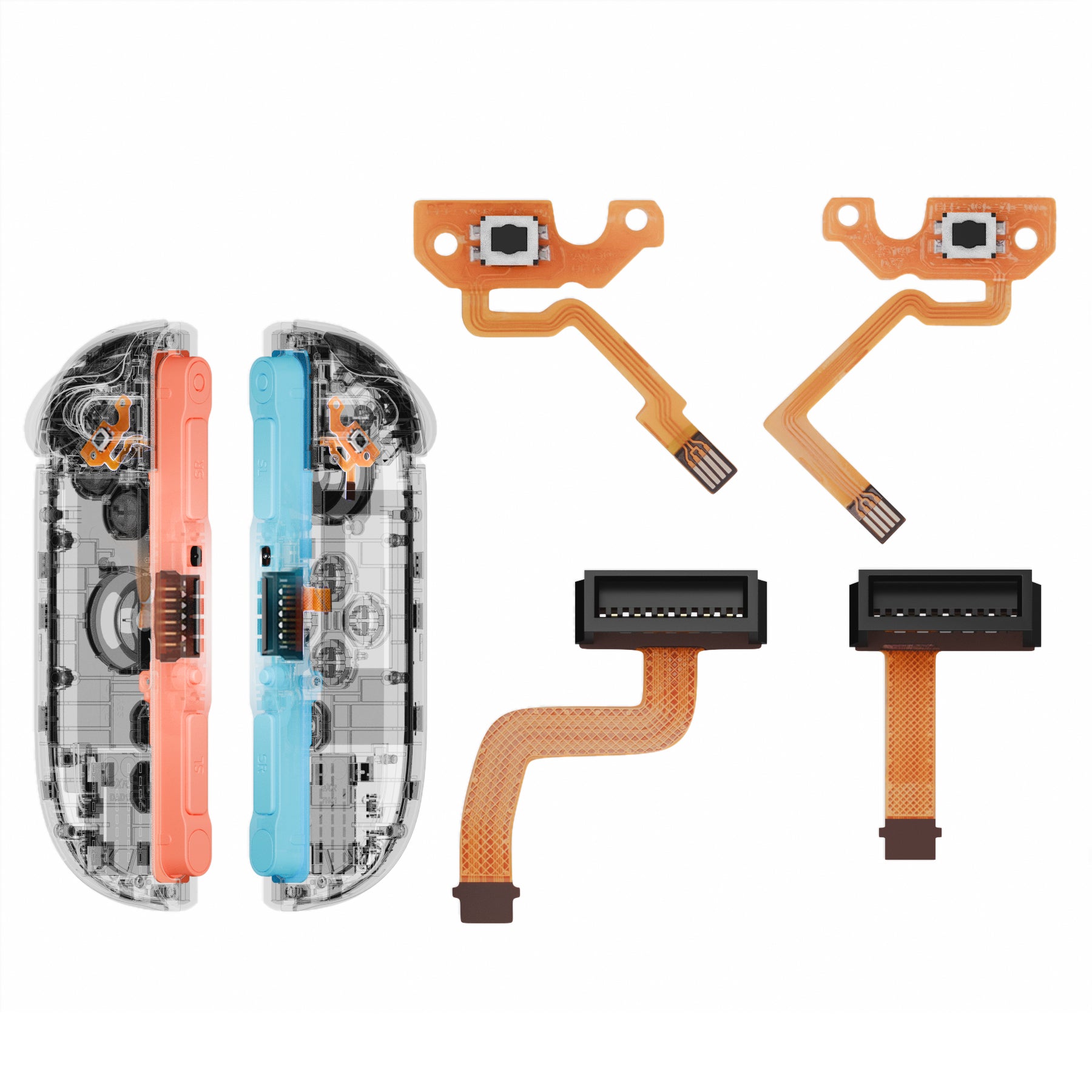 eXtremeRate ZL ZR Buttons Replacement Tactile Switches Ribbon Flex