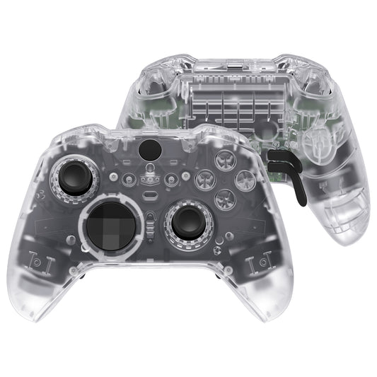 eXtremeRate Full Set Shell with Buttons for Xbox One Elite Series 2 & Elite 2 Core Controller (Model 1797) - Clear