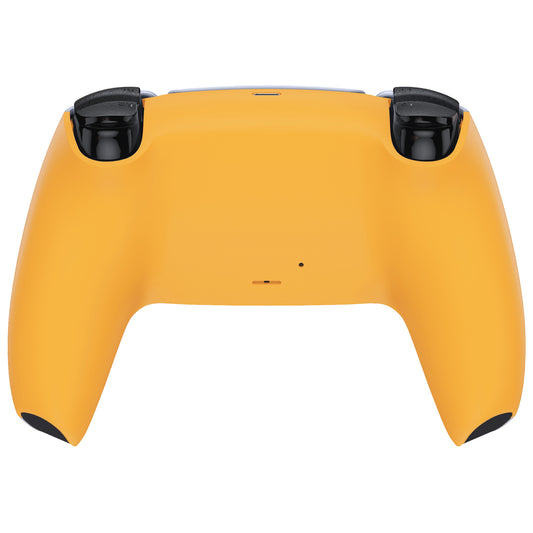 eXtremeRate Replacement Back Housing Bottom Shell Compatible with PS5 Controller BDM-010/020/030/040/050 - Caution Yellow