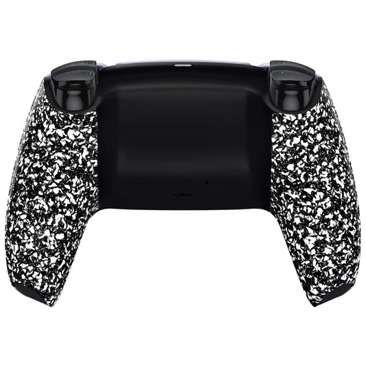 eXtremeRate Replacement Back Housing Bottom Shell Compatible with PS5 Controller BDM-010/020/030/040/050 - Textured White
