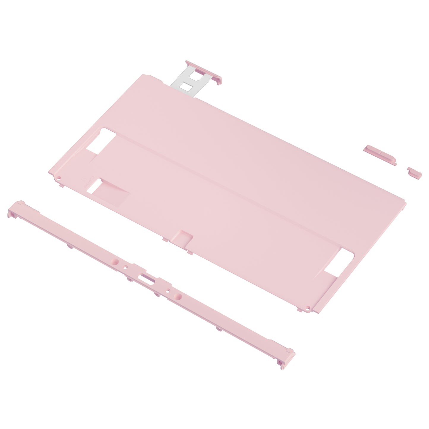 eXtremeRate Replacement Back Plate for Nintendo Switch OLED Console - Cherry Blossoms Pink