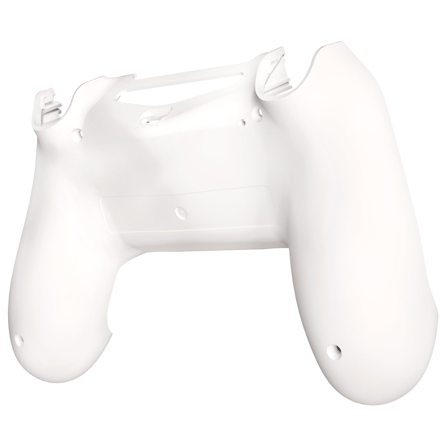 eXtremeRate Replacement Bottom Shell for PS4 Slim Pro Controller Controller (CUH-ZCT2 JDM-040/050/055) - White