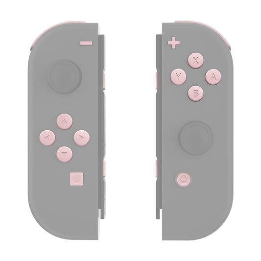 eXtremeRate Replacement Full Set Buttons for Joycon of NS Switch - Cherry Blossoms Pink