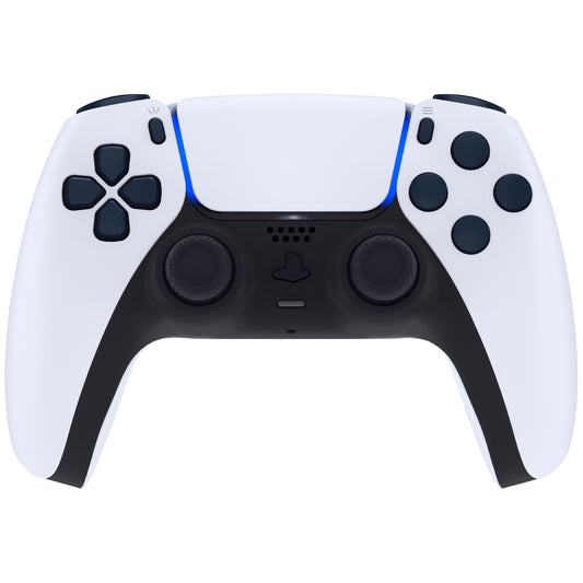eXtremeRate Replacement Full Set Buttons Compatible with PS5 Controller BDM-010/020 - Midnight Blue