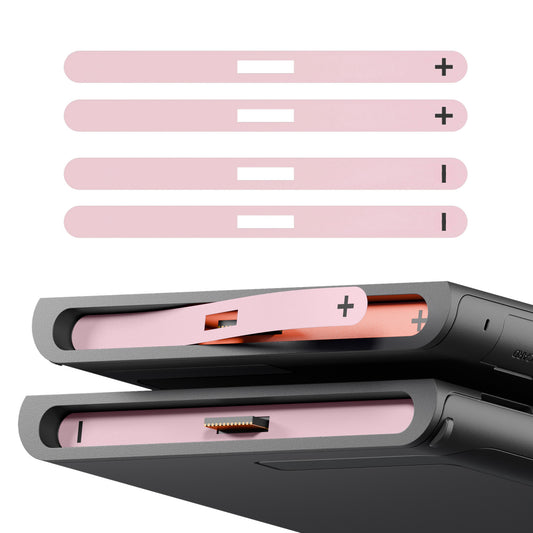 eXtremeRate Side Rail Slot Sticker for Nintendo Switch 2 Console - Cherry Blossoms Pink