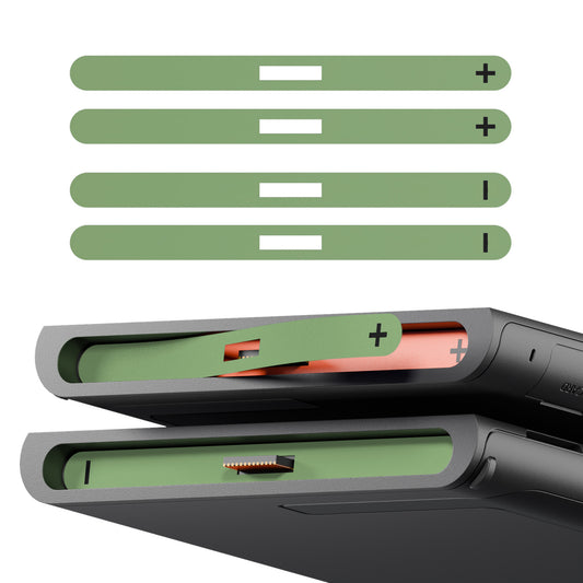 eXtremeRate Side Rail Slot Sticker for Nintendo Switch 2 Console - Matcha Green