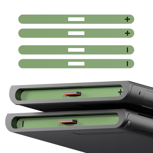 eXtremeRate Side Rail Slot Sticker for Nintendo Switch 2 Console - Matcha Green