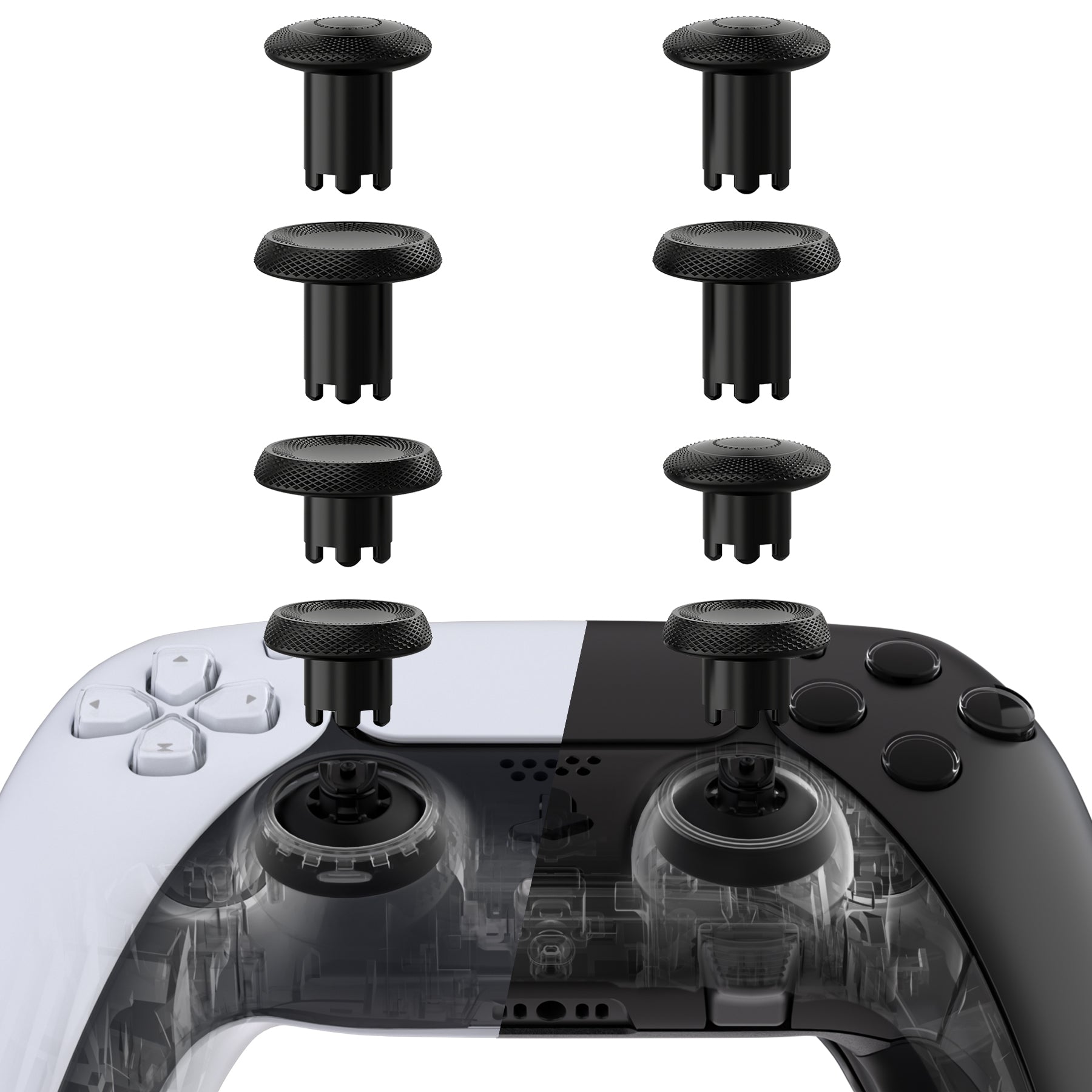 eXtremeRate ThumbsGear V3 Interchangeable Ergonomic Thumbstick for PS5 Edge & PS5 & PS4 Controller