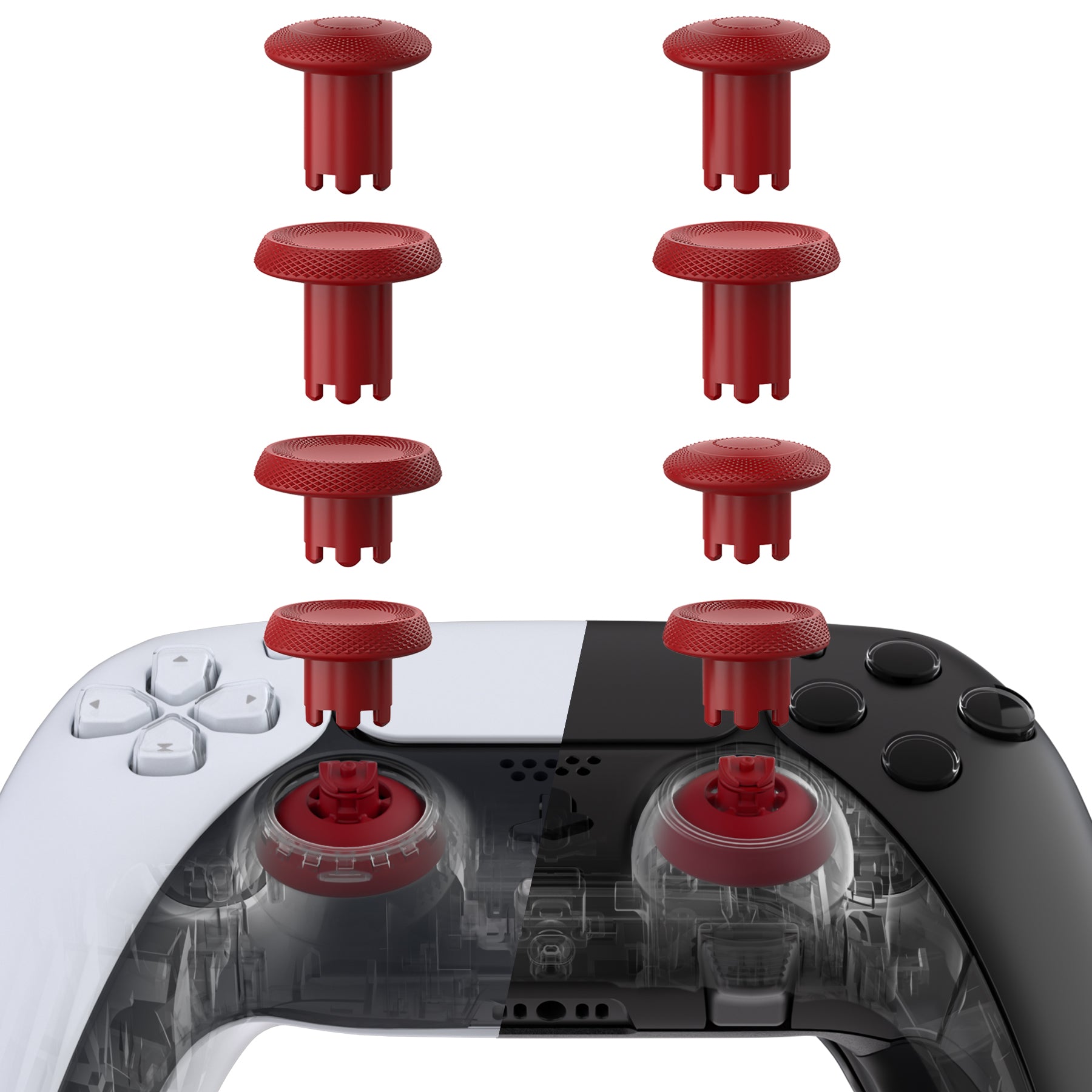 controller gear eXtremeRate PS5 & PS4 ThumbsGear V3 Interchangeable Ergonomic Thumbstic Color:Gloss Black Funko POP! Animation: One this PS4 controller sets Sugo