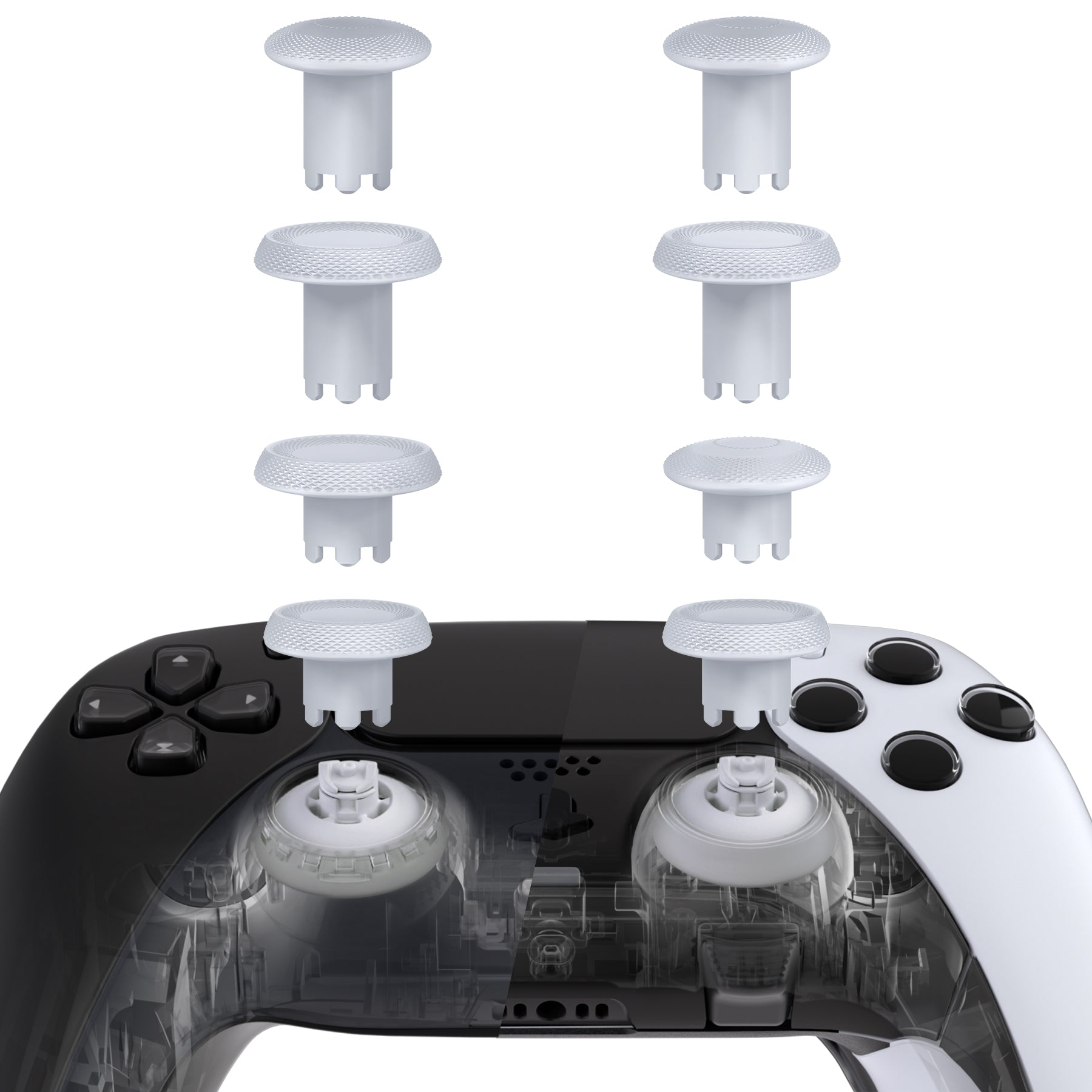 eXtremeRate PS5 & PS4 Controller ThumbsGear V3 Interchangeable Ergonomic Thumbstic