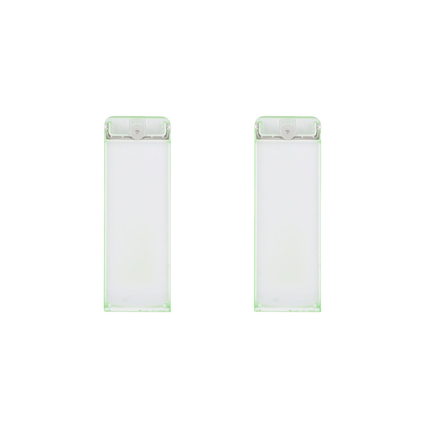 eXtremeRate Retail 2 Set of Green Soft Touch Replacement Kickstand for Nintendo Switch Console, Back Bracket Holder Kick Stand for Nintendo Switch - Console NOT Included - AJ418