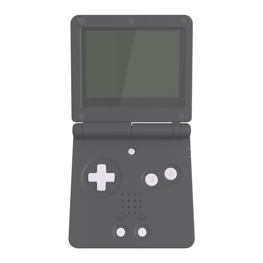 eXtremeRate Retail White Custom Full Set Buttons for Gameboy Advance SP, Replacement A B L R Button Power On Off Volume Button D-pad Key for GBA SP Console - Console NOT Included - ASPJ113