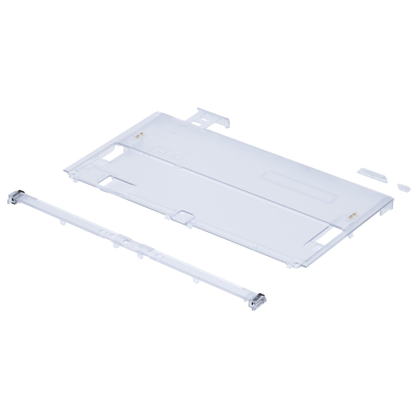 eXtremeRate Retail Glacier Blue Console Back Plate DIY Replacement Housing Shell Case for Nintendo Switch OLED Console – JoyCon Shell & Kickstand NOT Included - BNSOM5003