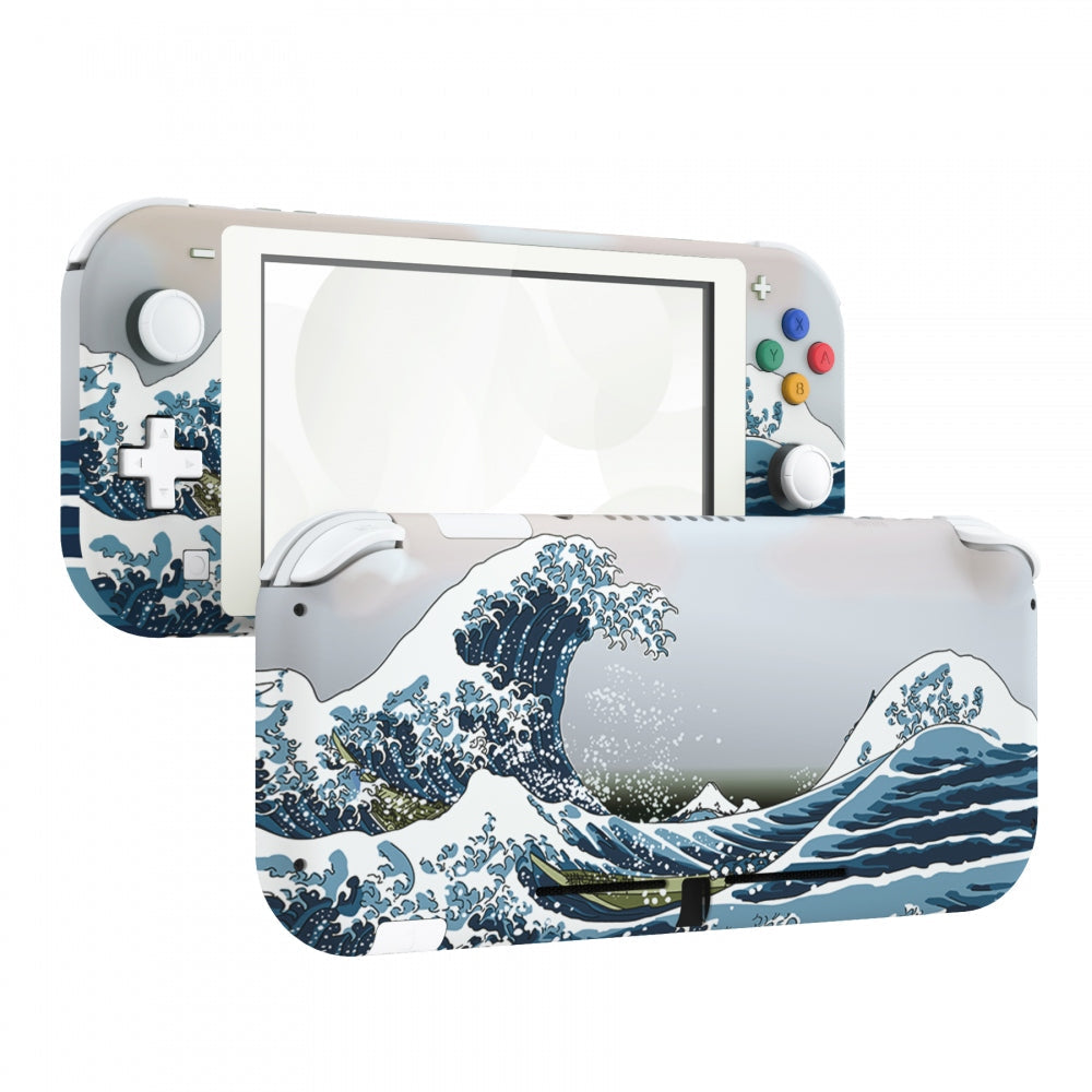 eXtremeRate Nintendo Switch Lite The Great Wave DIY Replacement