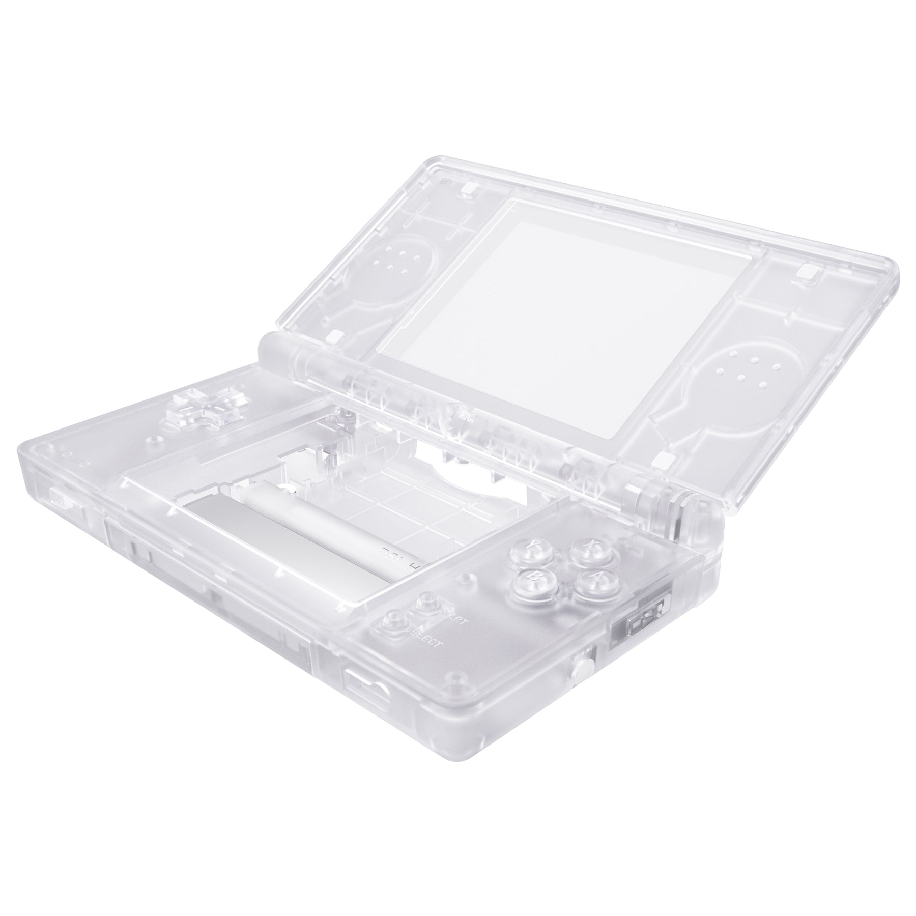 eXtremeRate Clear Replacement Full Housing Shell for Nintendo DS
