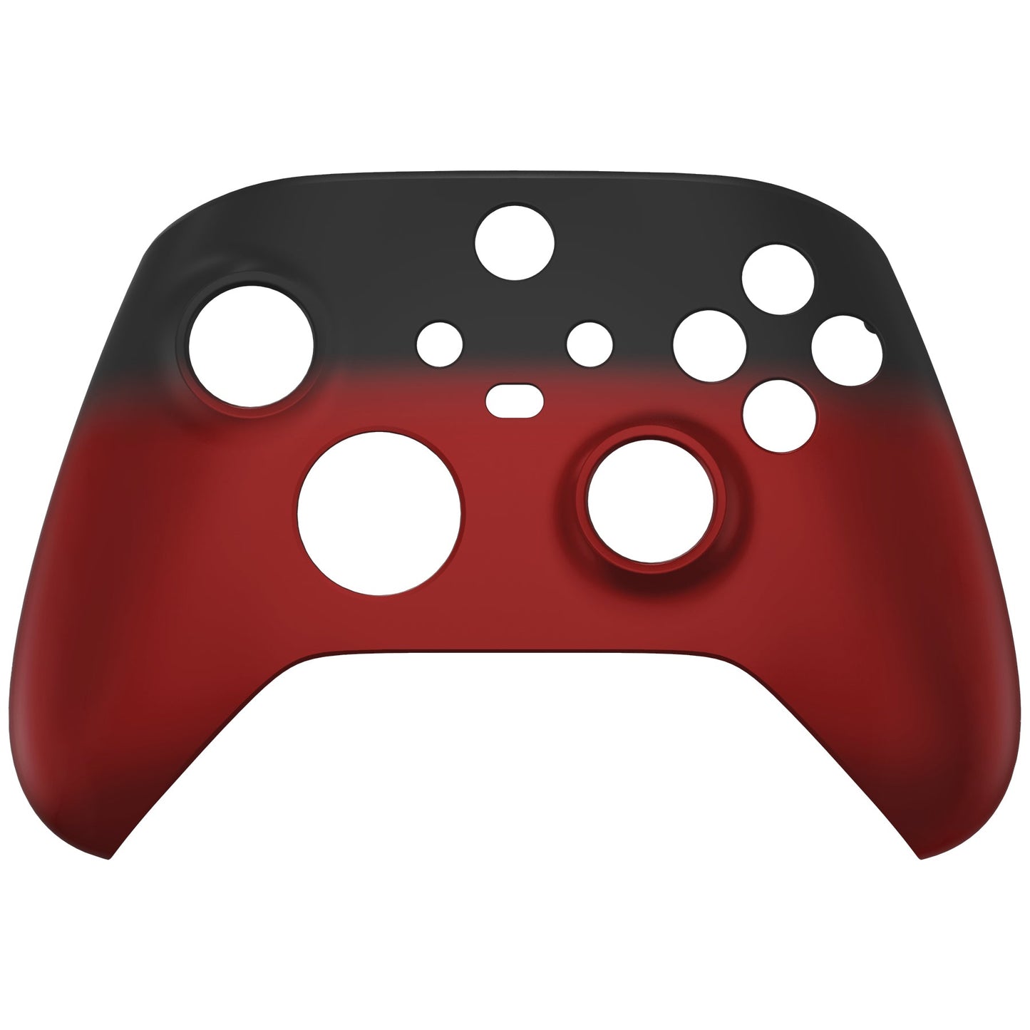 eXtremeRate Retail Shadow Red Replacement Part Faceplate, Soft Touch Grip Housing Shell Case for Xbox Series S & Xbox Series X Controller Accessories - Controller NOT Included -FX3P319