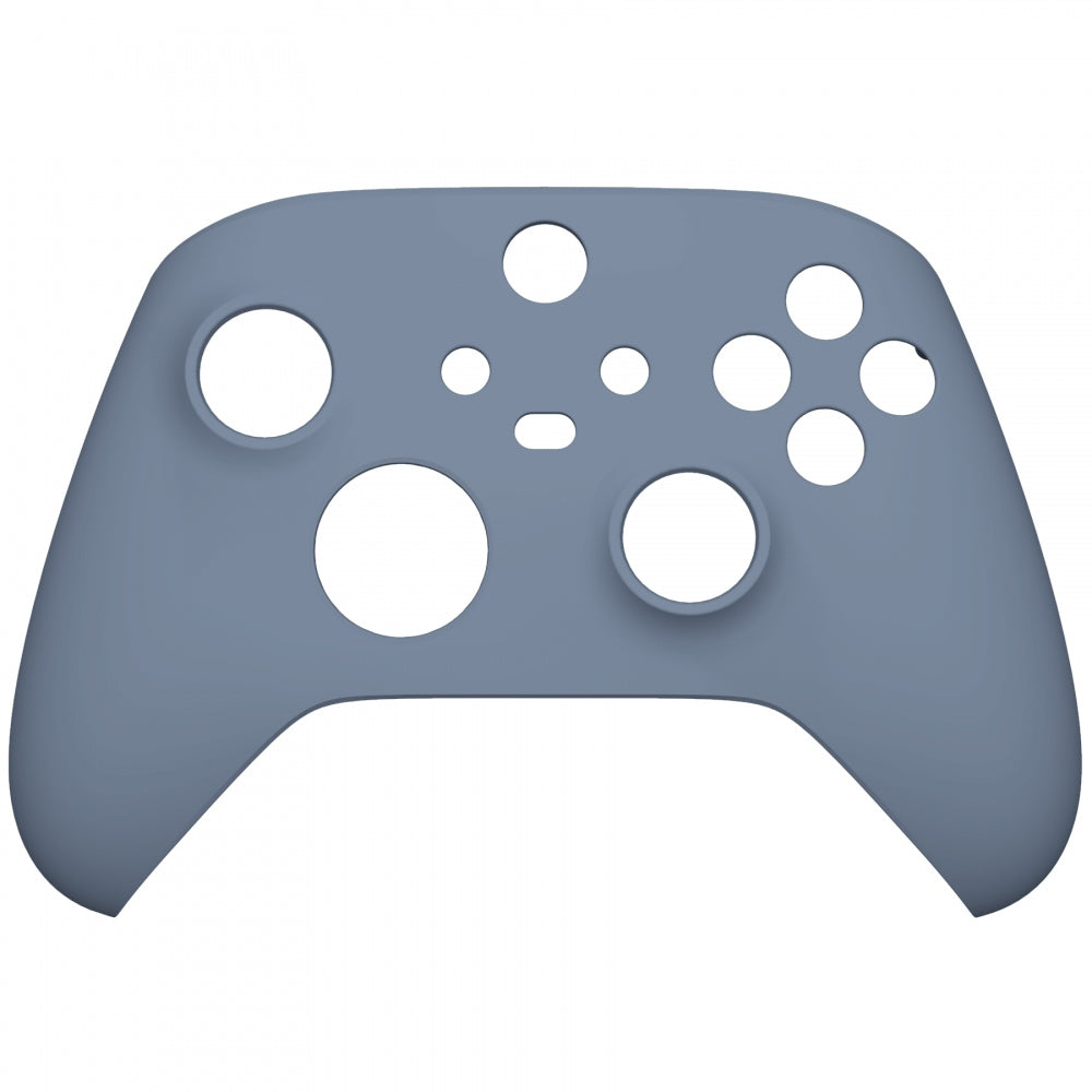 eXtremeRate Retail Slate Gray Replacement Part Faceplate, Soft Touch Grip Housing Shell Case for Xbox Series S & Xbox Series X Controller Accessories - Controller NOT Included - FX3P338