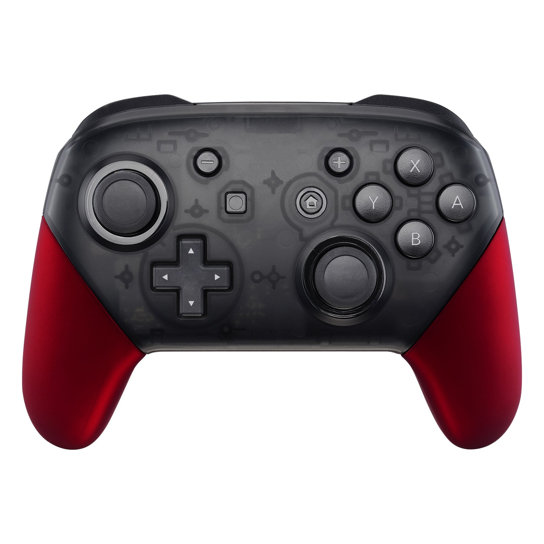 eXtremeRate Red Replacement Handle Grips for Nintendo Switch Pro