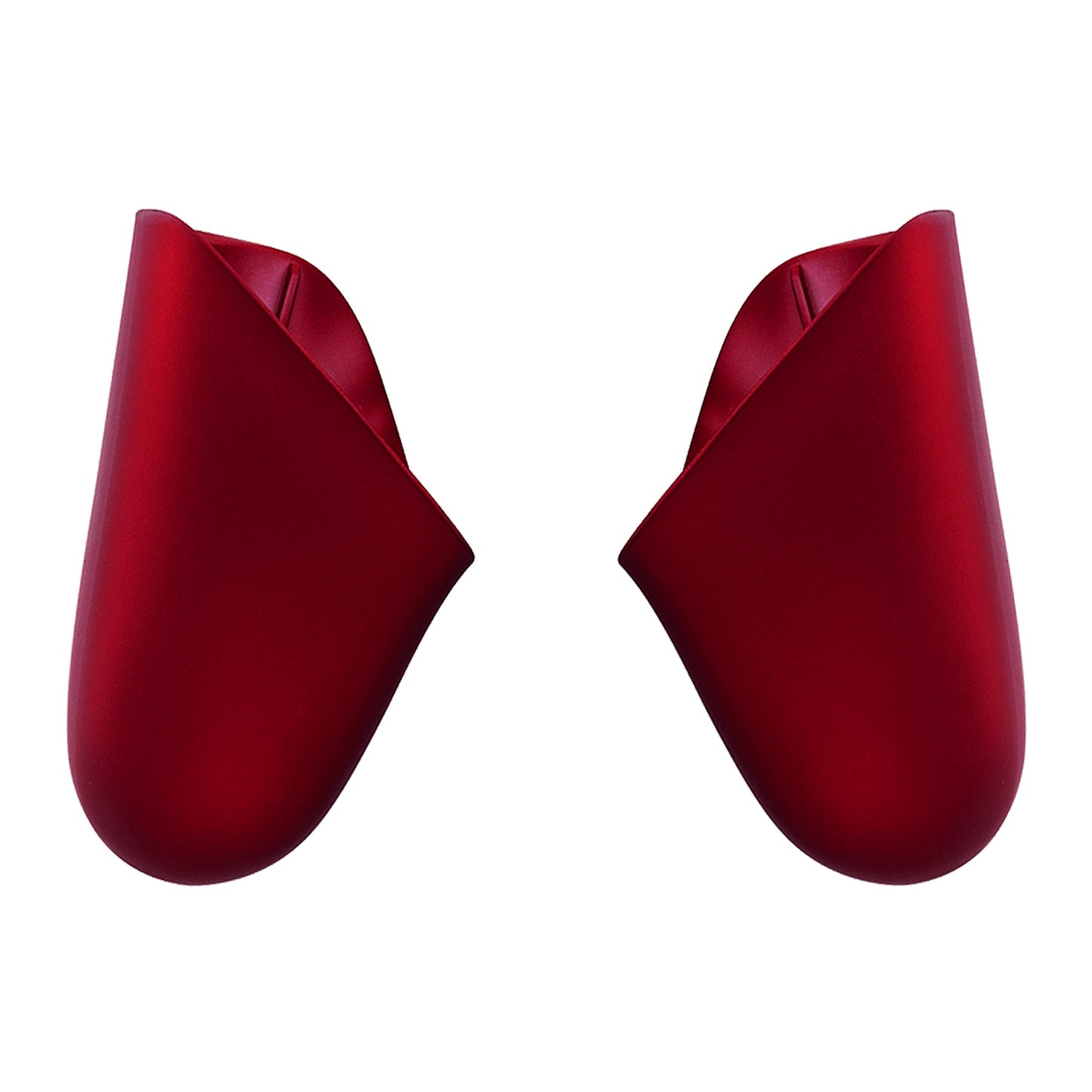 eXtremeRate Retail Red Replacement Handle Grips for Nintendo Switch Pro Controller, Soft Touch DIY Hand Grip Shell for Nintendo Switch Pro - Controller NOT Included - GRP302