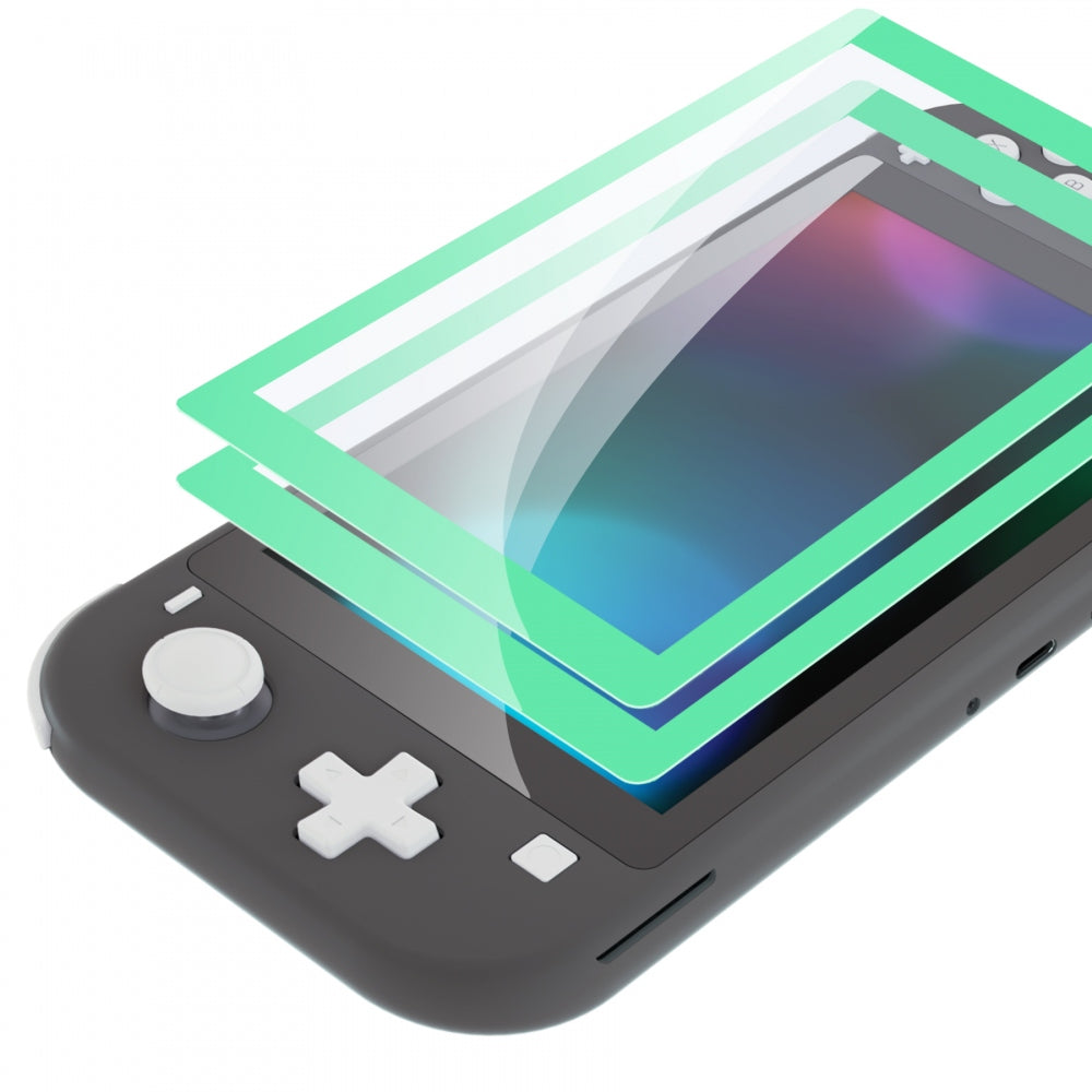 eXtremeRate 2 Pack Mint Green Border Transparent HD Clear Saver