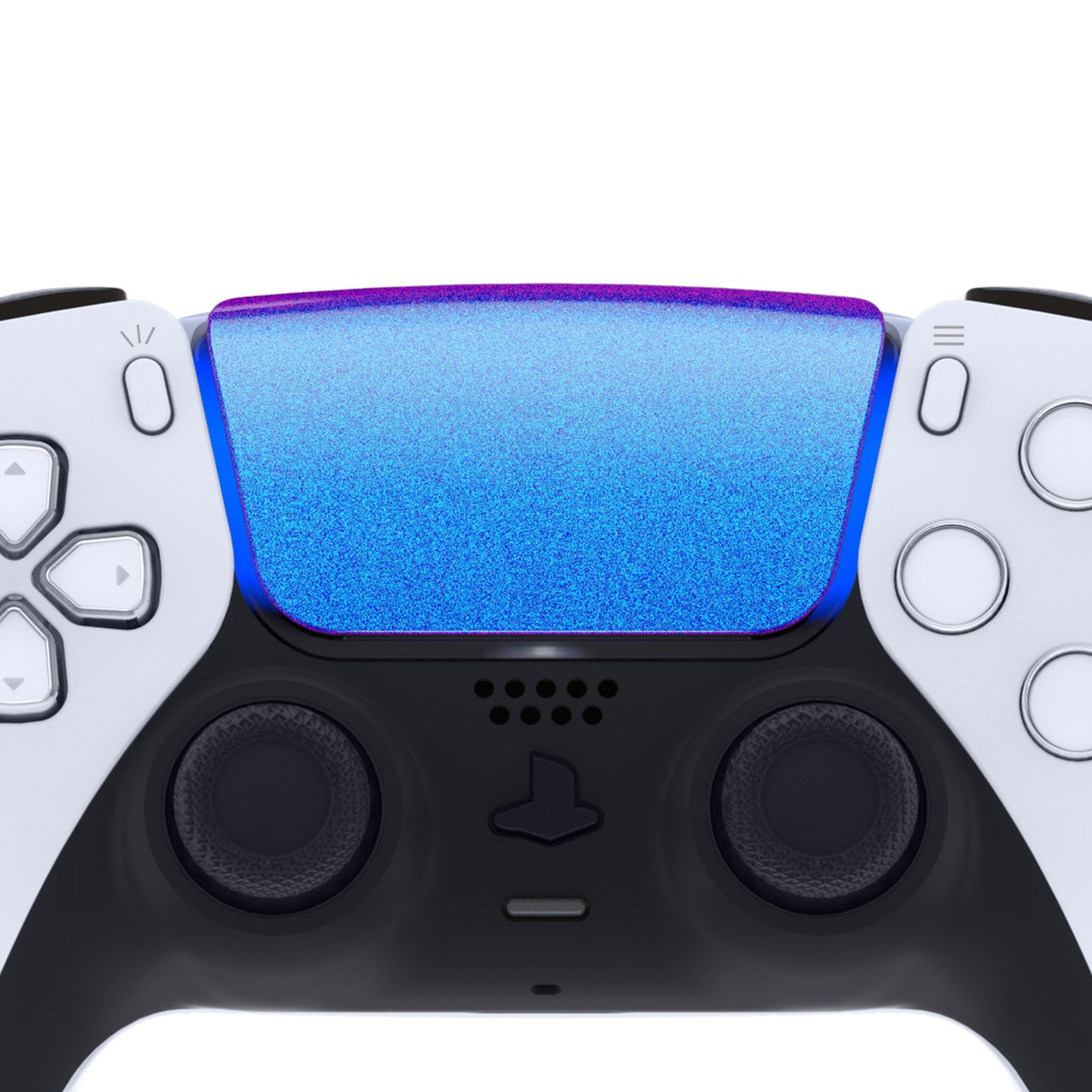 eXtremeRate Retail Chameleon Purple Blue Replacement Touchpad Cover Compatible with ps5 Controller BDM-010 BDM-020 & BDM-030, Custom Part Touch Pad Compatible with ps5 Controller - Controller NOT Included - JPF4001G3