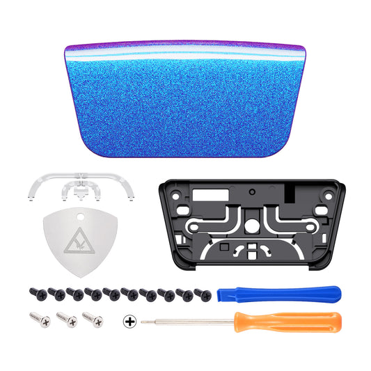 eXtremeRate Retail Chameleon Purple Blue Replacement Touchpad Cover Compatible with ps5 Controller BDM-010 BDM-020 & BDM-030, Custom Part Touch Pad Compatible with ps5 Controller - Controller NOT Included - JPF4001G3