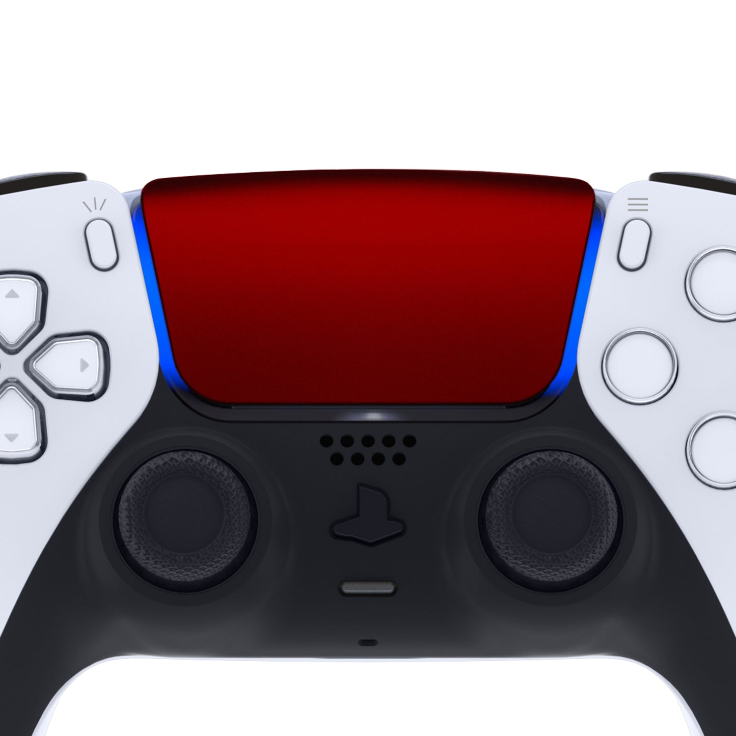 eXtremeRate Retail Scarlet Red Replacement Touchpad Cover Compatible with ps5 Controller BDM-010 BDM-020 & BDM-030, Custom Part Touch Pad Compatible with ps5 Controller - Controller NOT Included - JPF4003G3