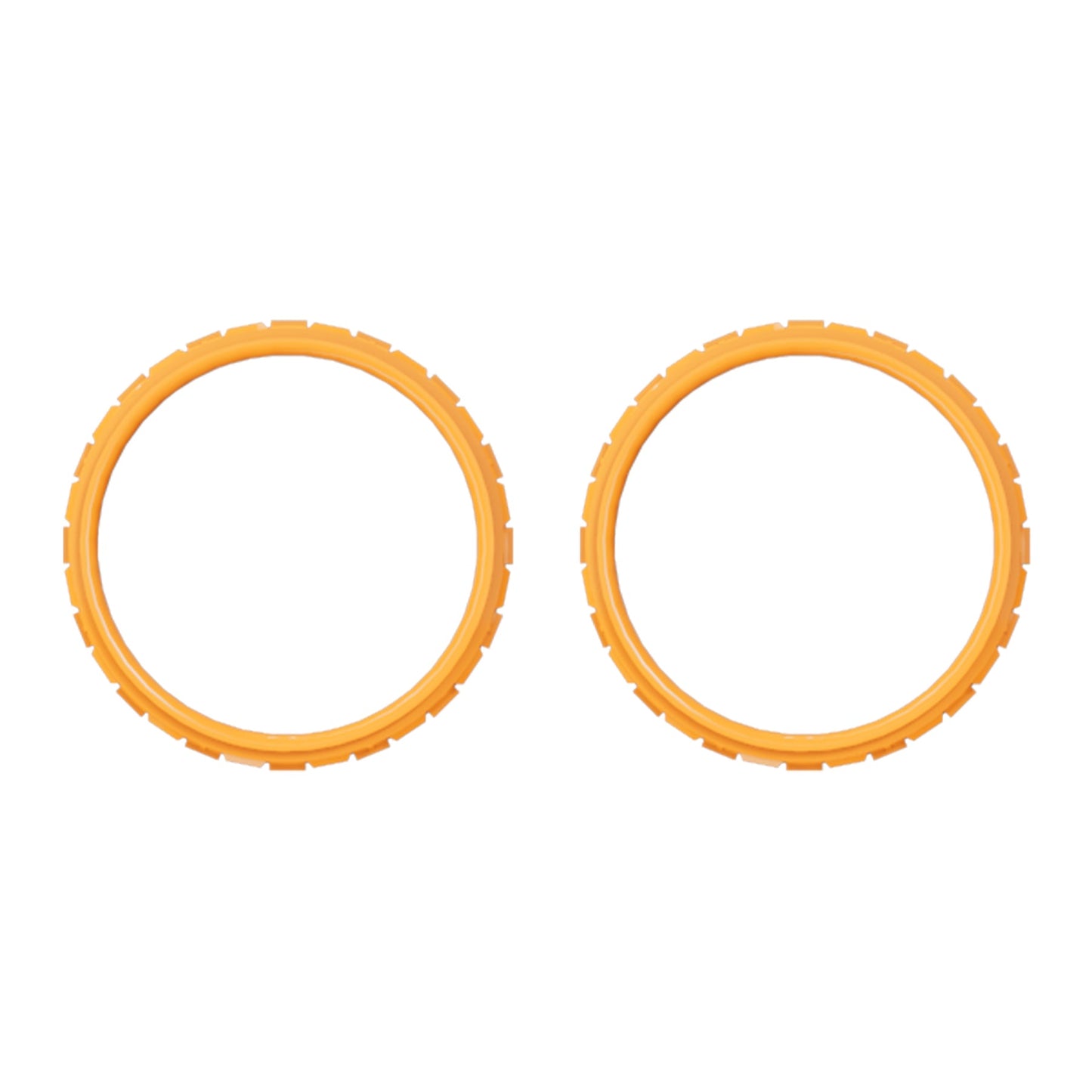 eXtremeRate Retail Caution Yellow Replacement Accessories for ps5 Controller, Custom Accent Rings for ps5 Controller - Controller NOT Included - JPF5010