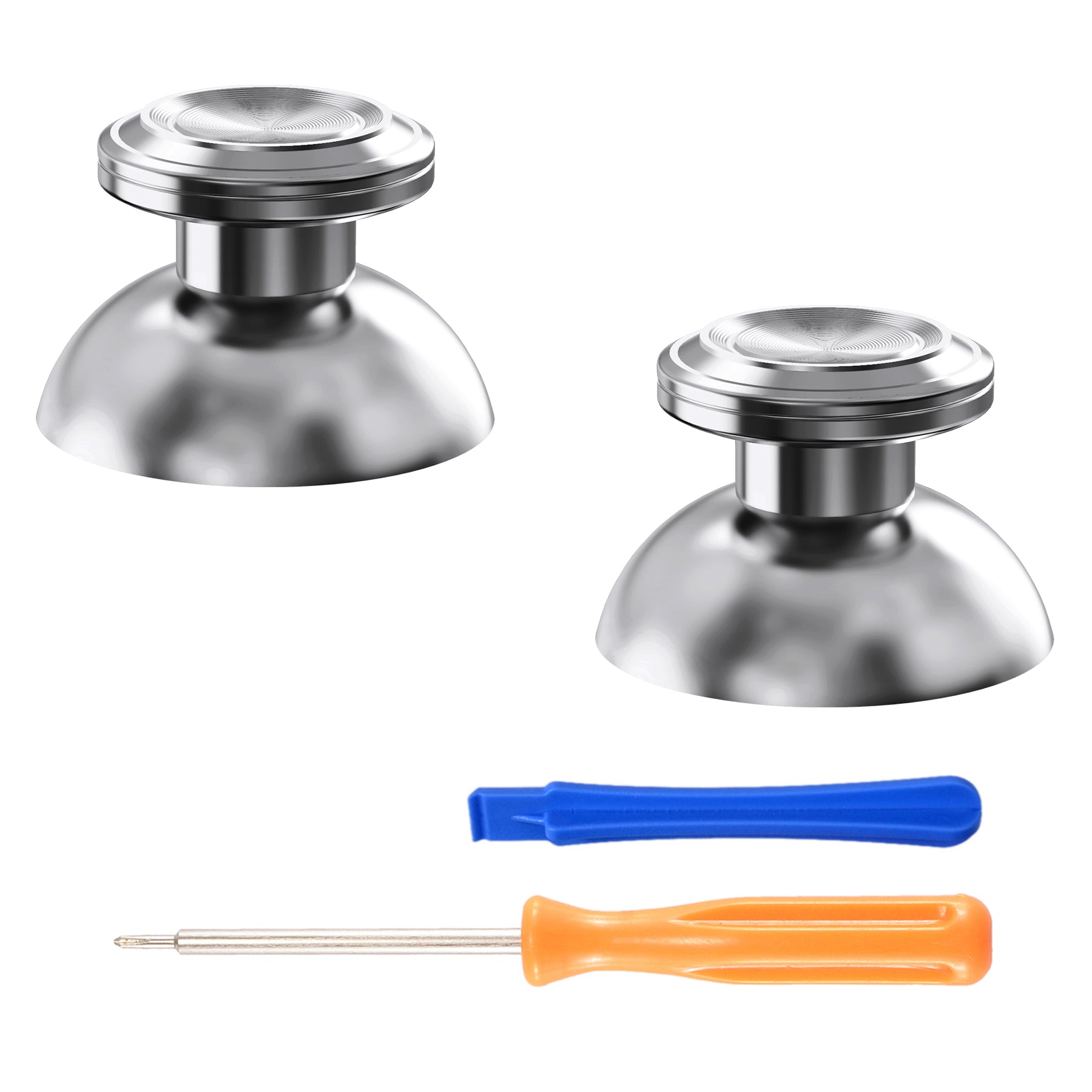 eXtremeRate Custom Silver Metal Thumbsticks for PS5 Controller