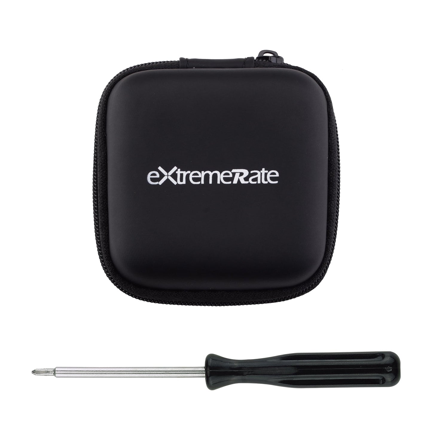 eXtremeRate Retail Transparent Interchangeable Ergonomic Thumbsticks for Nintendo Switch Pro Controller with 3 Height Domed and Concave Grips Adjustable Joystick - KRM523