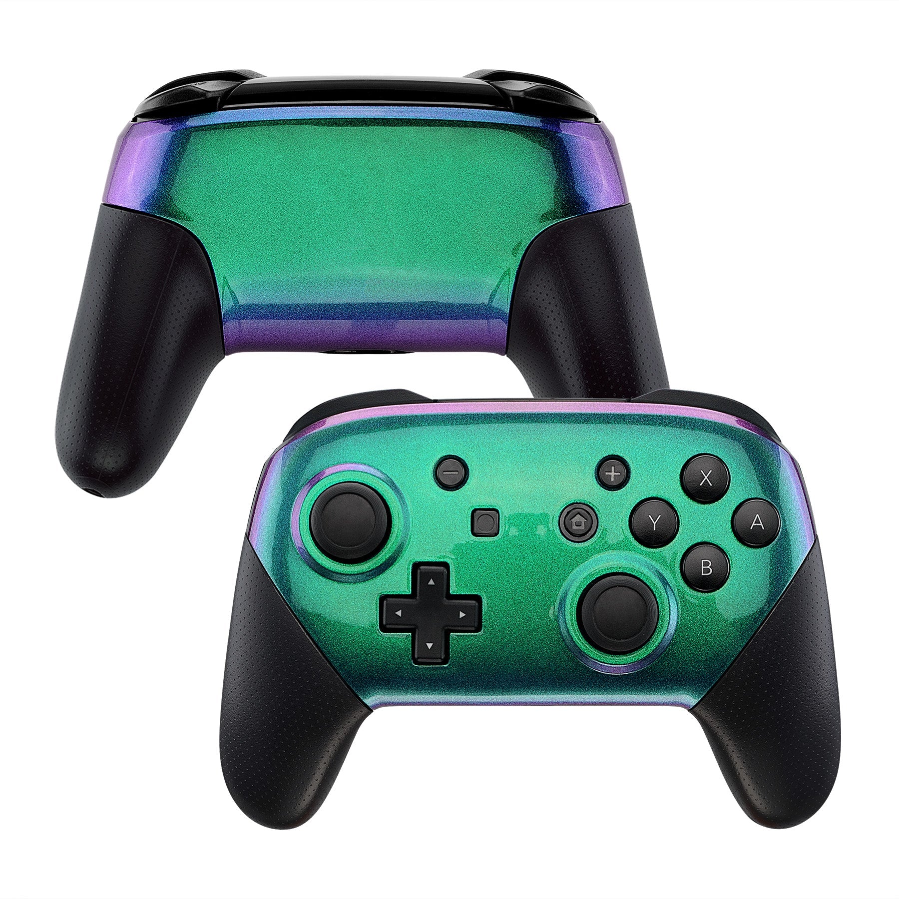 eXtremeRate Chameleon Glossy Faceplate and Backplate for Nintendo