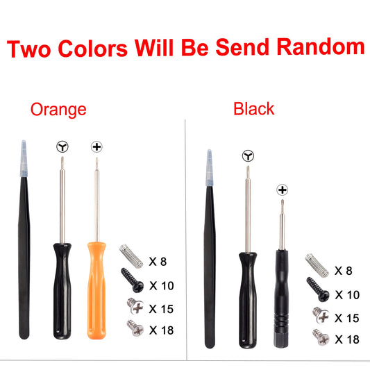 eXtremeRate Retail Cross Tri-Wing Screwdriver Screws Springs Tweezers Repair Set For Nintendo Switch-NSAR0020GC